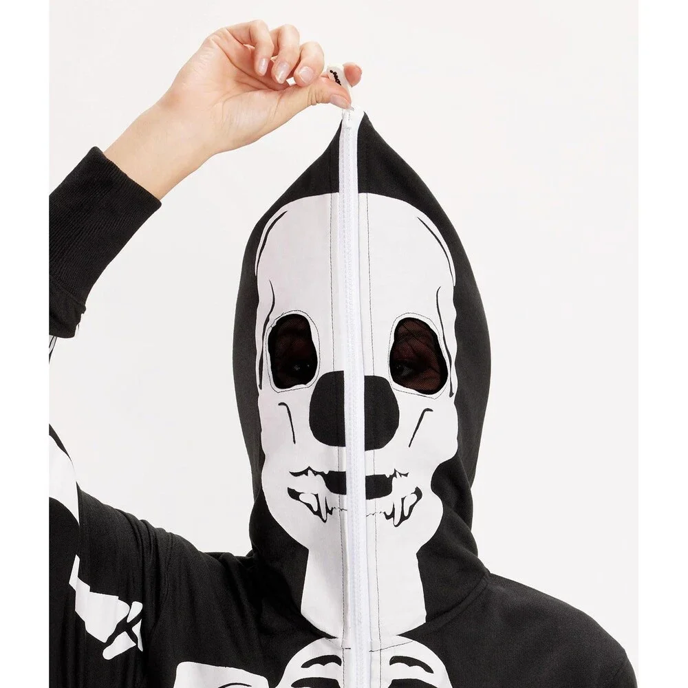 Women’s Skeleton Halloween Costume – Comfortable Adult Outfit (Medium)